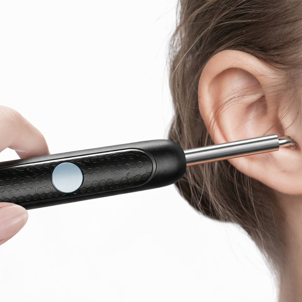 Limpador de Ouvido com Câmera